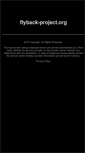 Mobile Screenshot of flyback-project.org
